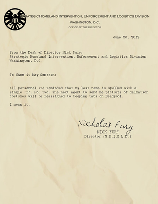 Illustration for article titled Hilarious Memos from the Desk of Nick Fury